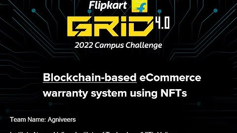 Demo Video | Flipkart Grid 4.0 | Agni Shop Website