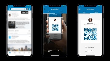 A new way to add friends on LinkedIn - QR Codes