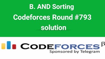 B. AND Sorting | Codeforces Solution | Codeforces Round 793 | Div2 | Bangla | C++