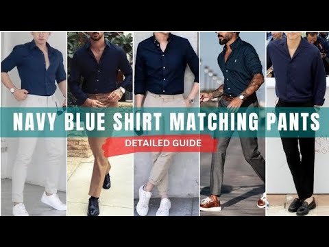 20 Blue Pant Combination Shirt For Men 