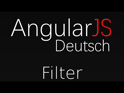 AngularJS [16] - Filter: Einführung, uppercase, lowercase