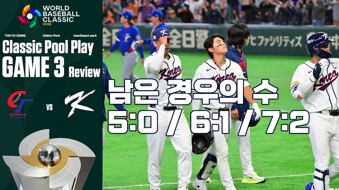 구장? 심판? 감독? 못해서 진겁니다. (3월 8일 WBC 대만전 리뷰)