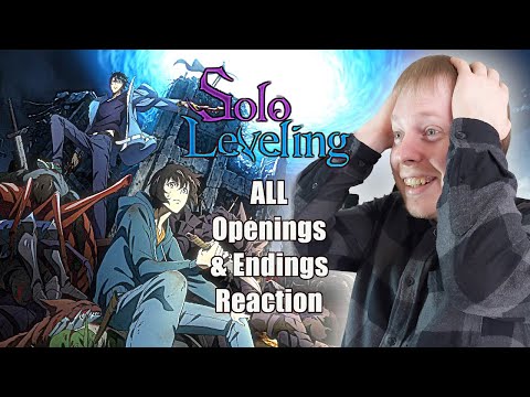 FIRST TIME Reacting to ALL Solo Leveling Openings & Endings