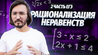 картинка: Рационализация неравенств:  задание 15 ЕГЭ математика ПРОФИЛЬ | Умскул