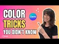 Canva COLOR TRICKS You Didn't Know - Tips For Social Media Designs