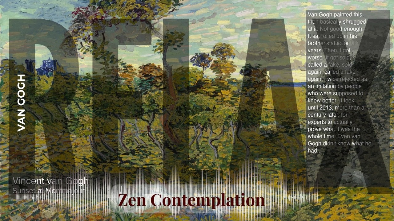Relax - Relaxing Zen with Van Gogh | Sunset at Montmajour & others