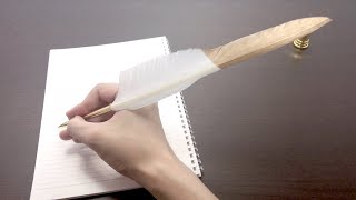 【高級感】置くだけでもオシャレなボールペン、羽根ペン / Quill Pen