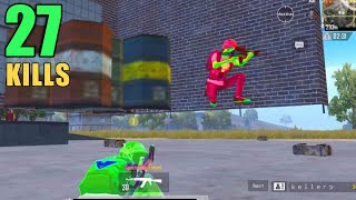 NEW INVISIBLE CHEATER/HACKER | 27 KILLS SOLO VS SQUAD | PUBG MOBILE