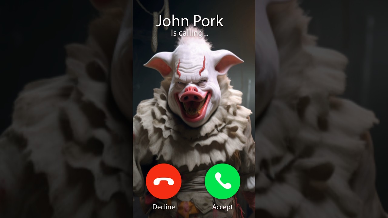 John Pork is Calling as Pennywise! 