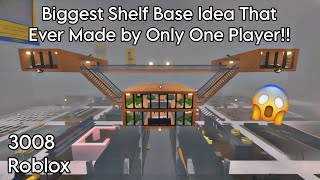 THE BIGGEST SHELF BASE IDEA I EVER MADE YET FOR 3008 ROBLOX!! | SO HARD 😭 | MyelPlays