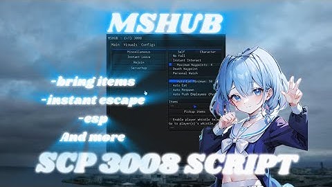 [OP] SCP-3008 *BEST* Script | ESP, Auto Pickup, Fly, InfJump, more | Mobile/Pc | *PASTEBIN*
