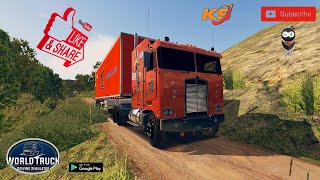World Truck Driving Simulator (WTDS) Android Gameplay Video 42. Pelotas Return Trip With K100 screenshot 4