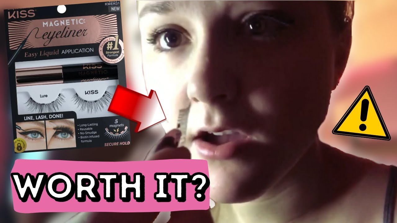 IS IT WORTH IT? Magnetic Lashes | Kiss Beginner Review