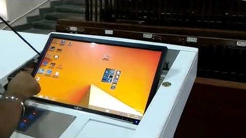 Integrated Digital Podium Demo Movie