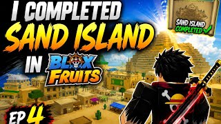 I completed sand island || blox fruit ||Ep4|| screenshot 2