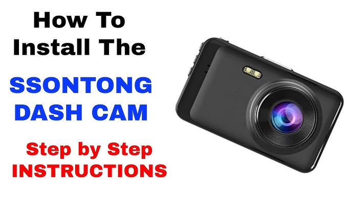 Car Dashcam, ssontong Dash Cam Dash Camera with 32G SD Card 2022 1080P