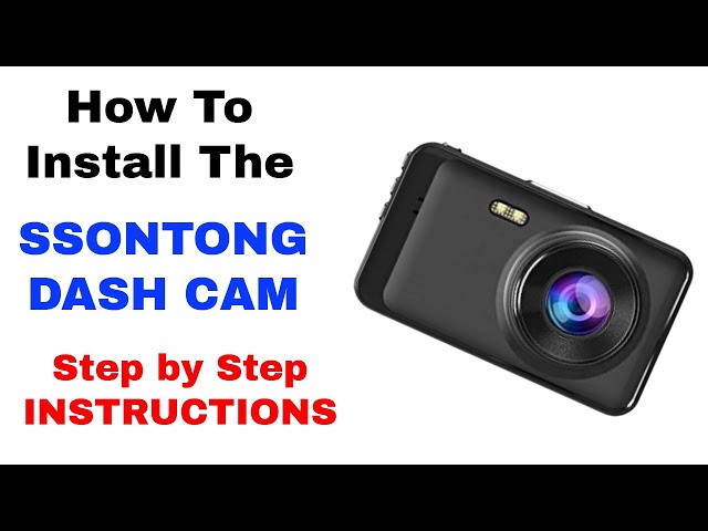 SSONTONG A9 FRONT AND REAR DASH CAM MENU REVIEW - STEP BY STEP