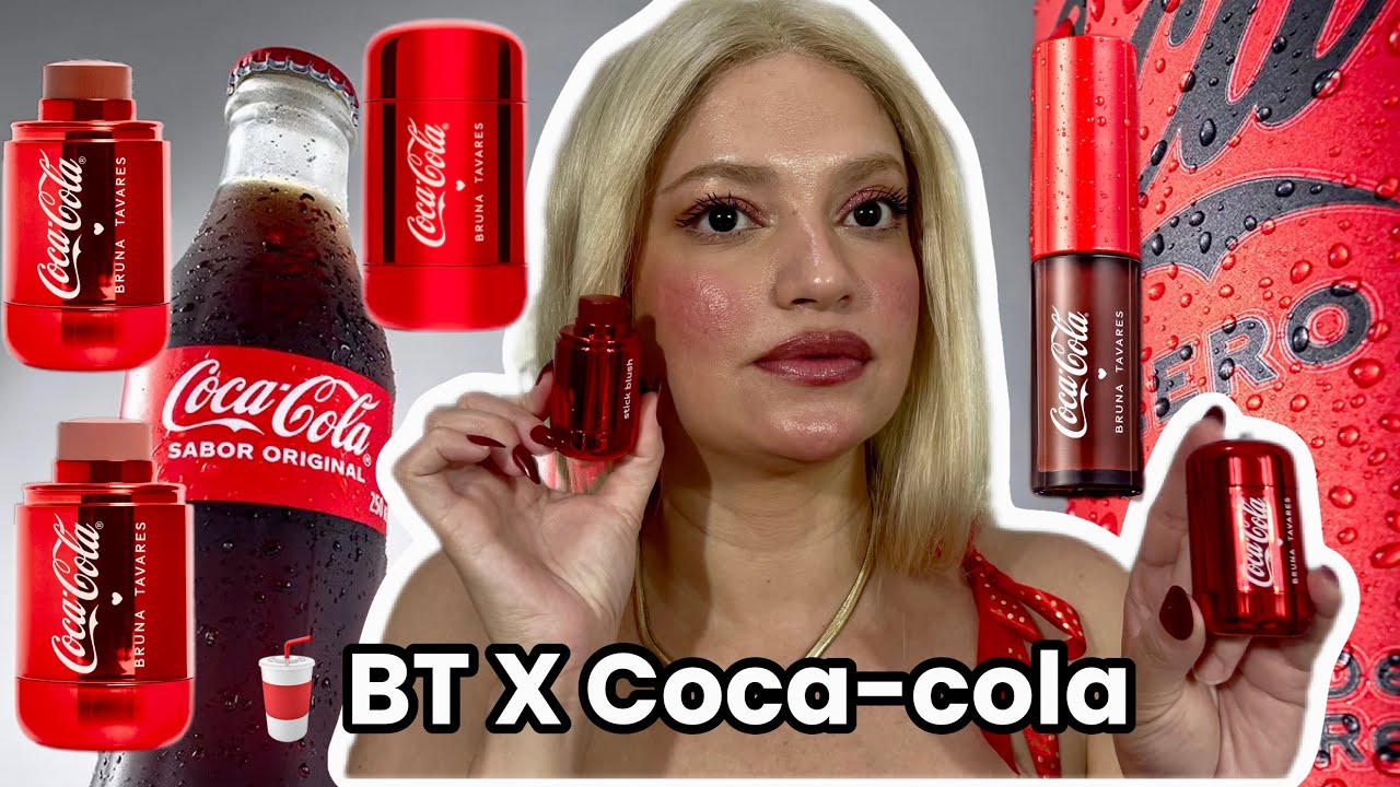 🥤COCA-COLA x BRUNA TAVARES/Blushes Drink Please, Crush Time, Classic Brown + Gloss Brown Fizz.