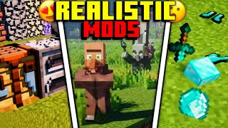 7 Realistic Mods For Minecraft Pe - 1.19 |Best Realistic Mods Mcpe