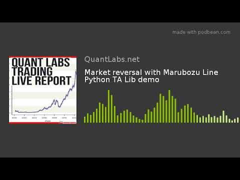 Market reversal with Marubozu Line Python TA Lib demo