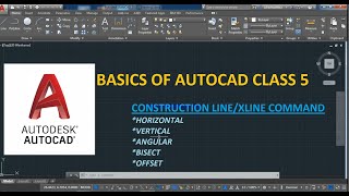 How to draw construction line/XLINE  in AutoCAD|AutoCAD tutorial for beginners.