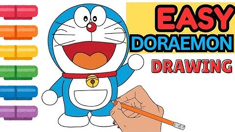 How to Draw Doraemon Easy Step by Step 🎨 Kids Art Tutorial