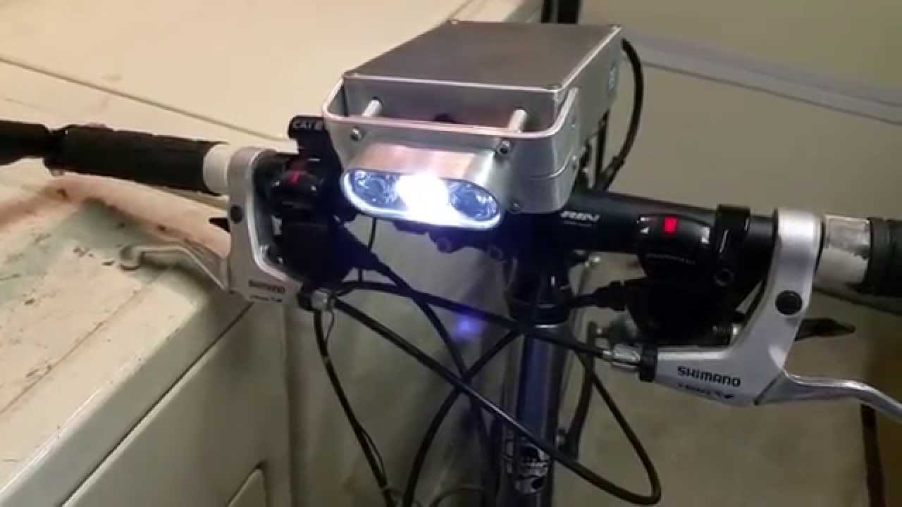 LED Bicycle Headlight and Alternator YouTube