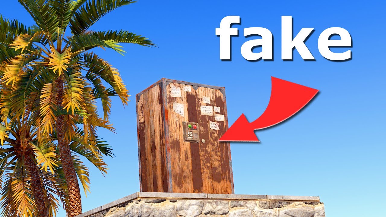 I Made a Fake Tool Cupboard Trap Base in Rust - YouTube