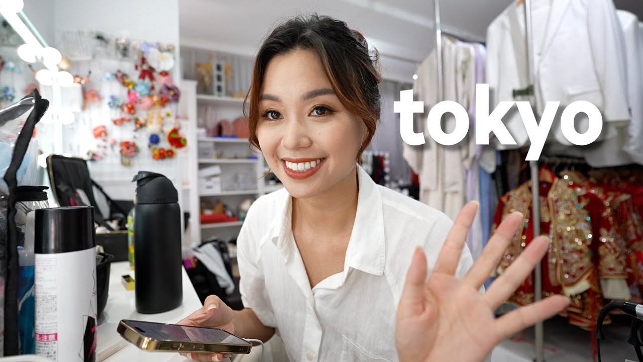 JAPAN VLOG | wedding photo shoot, personal stylist, Ryokan hot springs, DisneySea 🌸