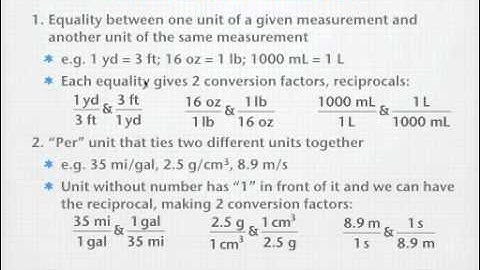 Chem 1 Chapter 2 #6: Intro to Dimensional Analysis-Conversion Factors.mov