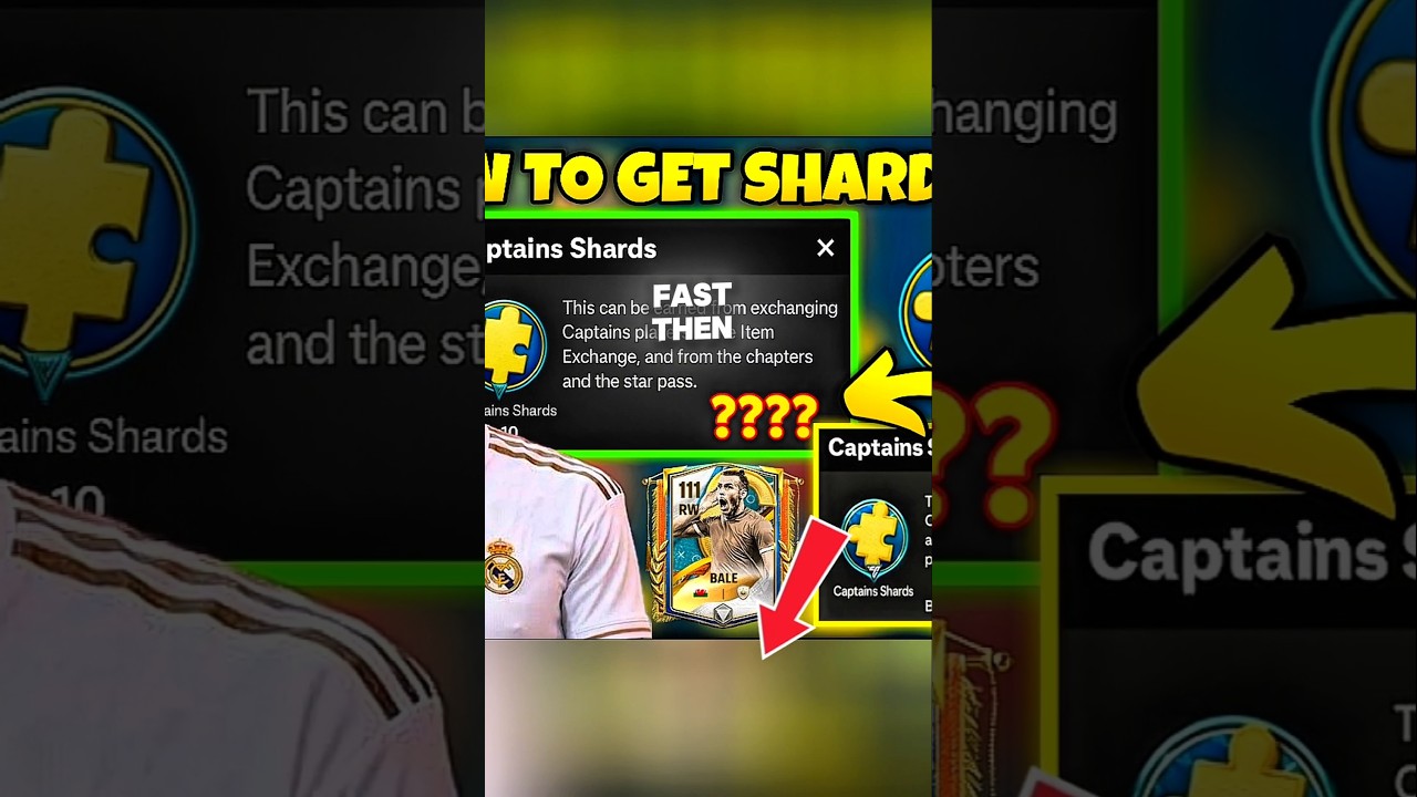 HOW TO GET SHARDS FAST IN CAPTAINS EVENT EA FC FIFA MOBILE 25 