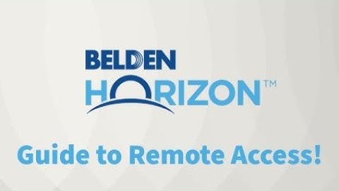 Guide to setting up remote access to your control systems