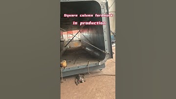 Square column formwork in production#formwork  #production  #bridge  #engineering   #customization