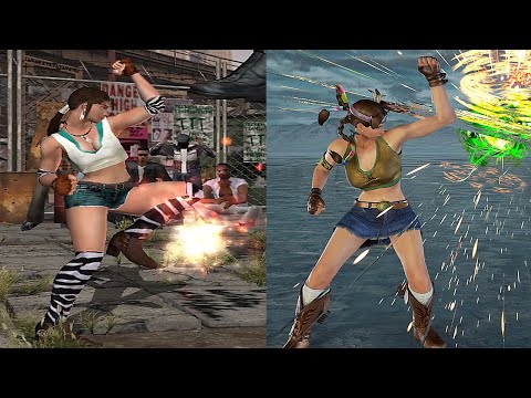 Tekken - Michelle Chang and Julia Chang 10 Hit Combo Evolution Gameplay (1080p 60FPS) 2022