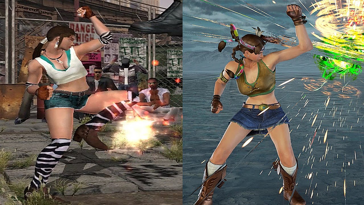 Tekken - Michelle Chang and Julia Chang 10 Hit Combo Evolution Gameplay (1080p 60FPS) 2022