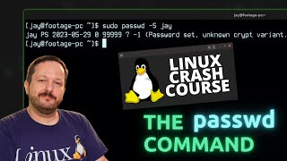 Linux Crash Course Series - Using the passwd Command