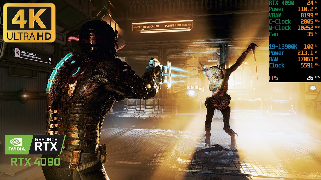 Dead Space Remake (2024) | 4K60 PC Benchmark | Max Settings with RTX On | RTX 4090