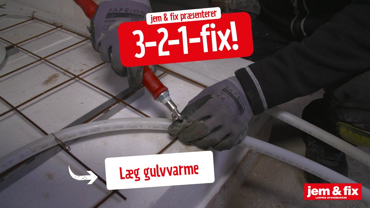 Pex rør til gulvvarme. lær om montering og lægning af ... Hittarp vitrine