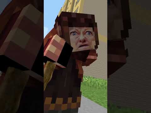 Страшный сон бабки в Minecraft! 😱