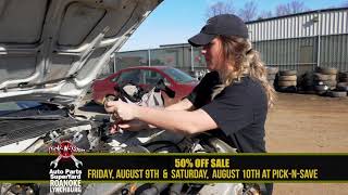 Pick N Save: Roanoke - August 9th & 10th 50% OFF Sale