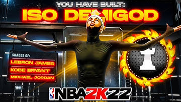 MY NEW ISO DEMIGOD BUILD IS THE BEST GUARD BUILD IN NBA 2K22!!! IT CAN DO EVERYTHING!!!