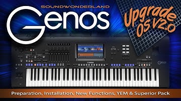Yamaha Genos Upgrade Guide for OS V2.0 and Superior Pack by Soundwonderland - English & German