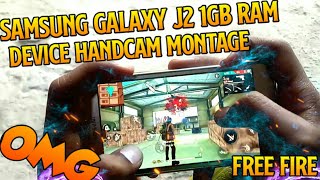1GB RAM DEVICE HANDCAM FREE FIRE MONTAGE SAMSUNG GALAXY J2 1GB FREE FIRE screenshot 5