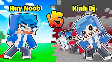 ĐẠI CHIẾN VỚI HUY NOOB KINH DỊ TRONG MINECRAFT👼👹