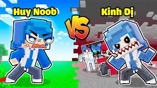 ĐẠI CHIẾN VỚI HUY NOOB KINH DỊ TRONG MINECRAFT👼👹