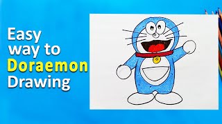 How to Draw Doraemon Easy | Doraemon Cartoon Character for Kids Drawing | Creative Classroom