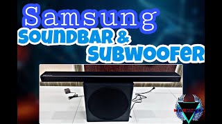 Samsung soundbar and subwoofer Q70R