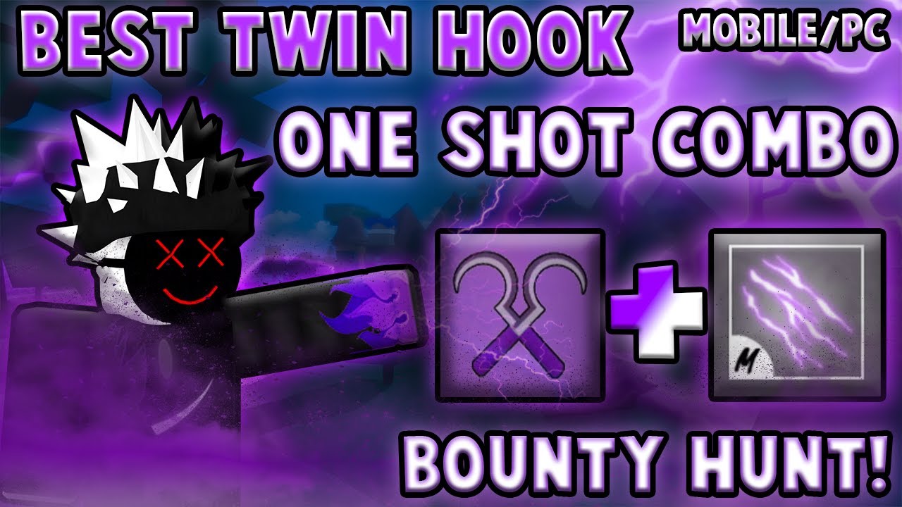 Best Dark + Jitte One Shot Combo』Bounty Hunt l Roblox, Blox fruits update  16