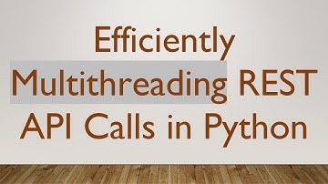 Efficiently Multithreading REST API Calls in Python