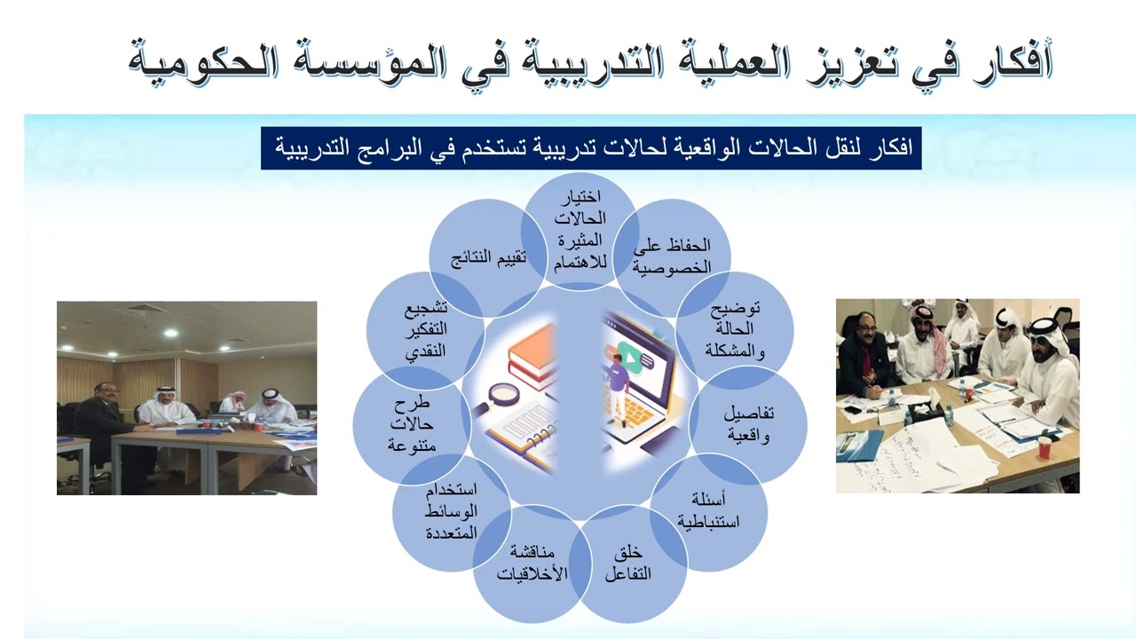 افكار في تعزيز العملية التدريبية في المؤسسات الحكومية 4